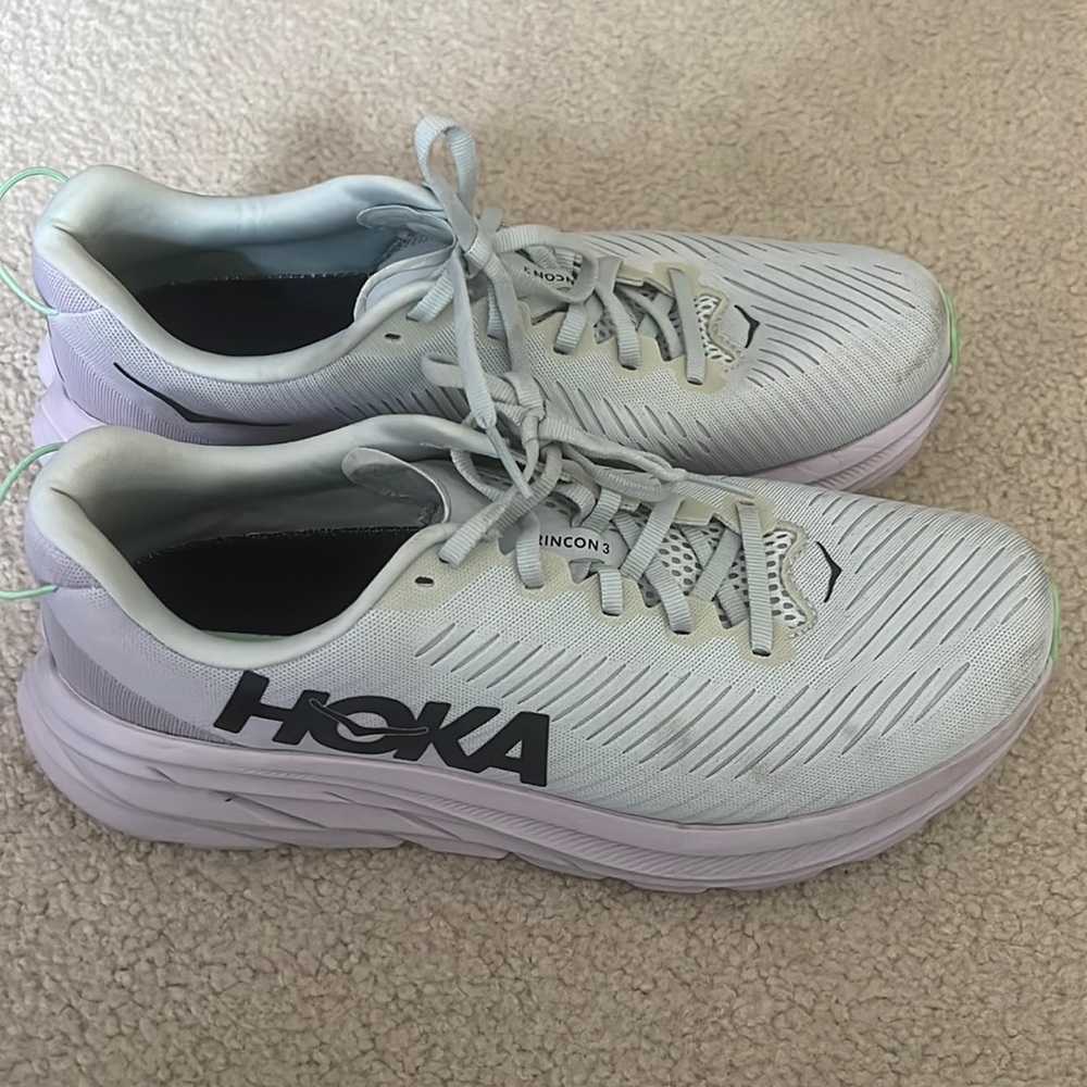 HOKA RINCON 3 SIZE 10 WORN X3